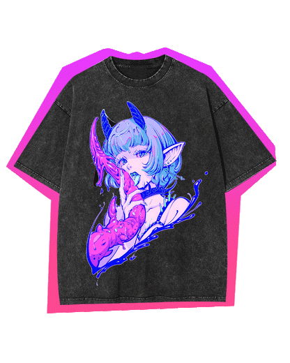 A FANTASY CREATURE WASHED TSHIRT