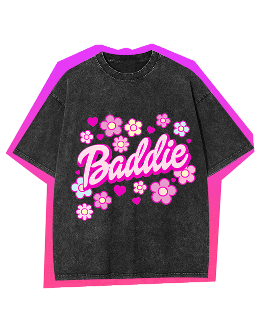 BADDIE WASHED Y2K TEE