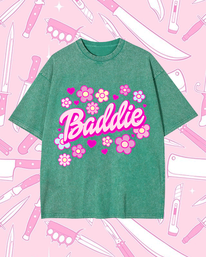 BADDIE WASHED Y2K TEE