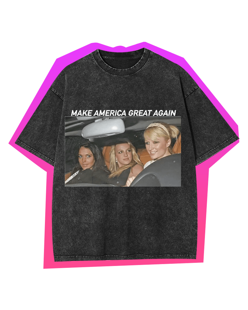 MAKE AMERICA GREAT AGAIN Y2K WASHED TEE