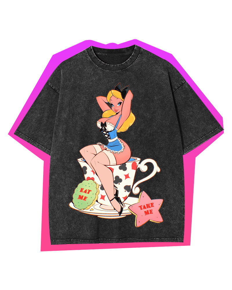 EAT ME, TAKE ME Y2K WASHED TEE