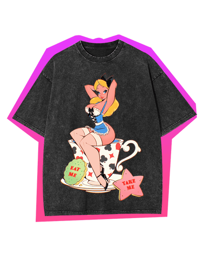 EAT ME, TAKE ME Y2K WASHED TEE
