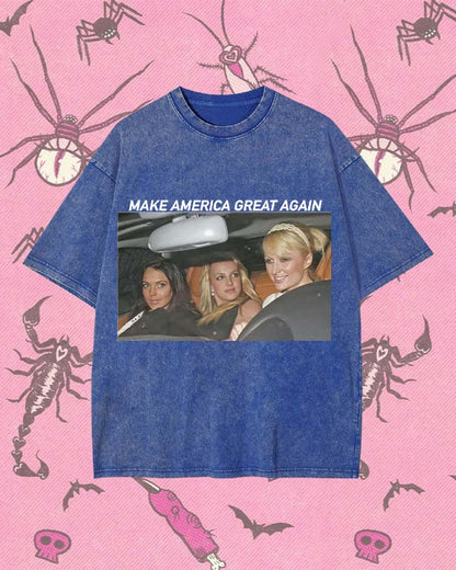 MAKE AMERICA GREAT AGAIN Y2K WASHED TEE