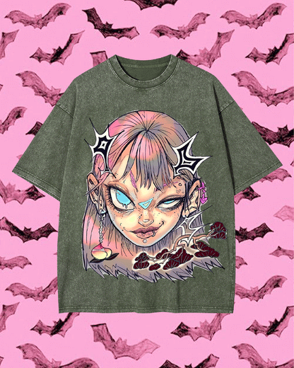 DARK FANTASY WASHED TSHIRT