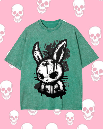 DARK RABBIT WASHED TSHIRT