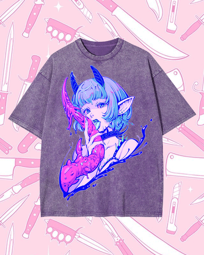 A FANTASY CREATURE WASHED TSHIRT