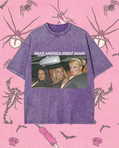MAKE AMERICA GREAT AGAIN Y2K WASHED TEE