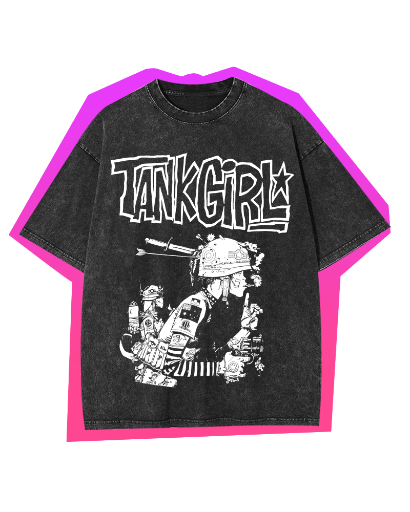 TANK GIRL WASHED TEE