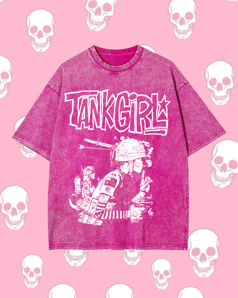 TANK GIRL WASHED TEE