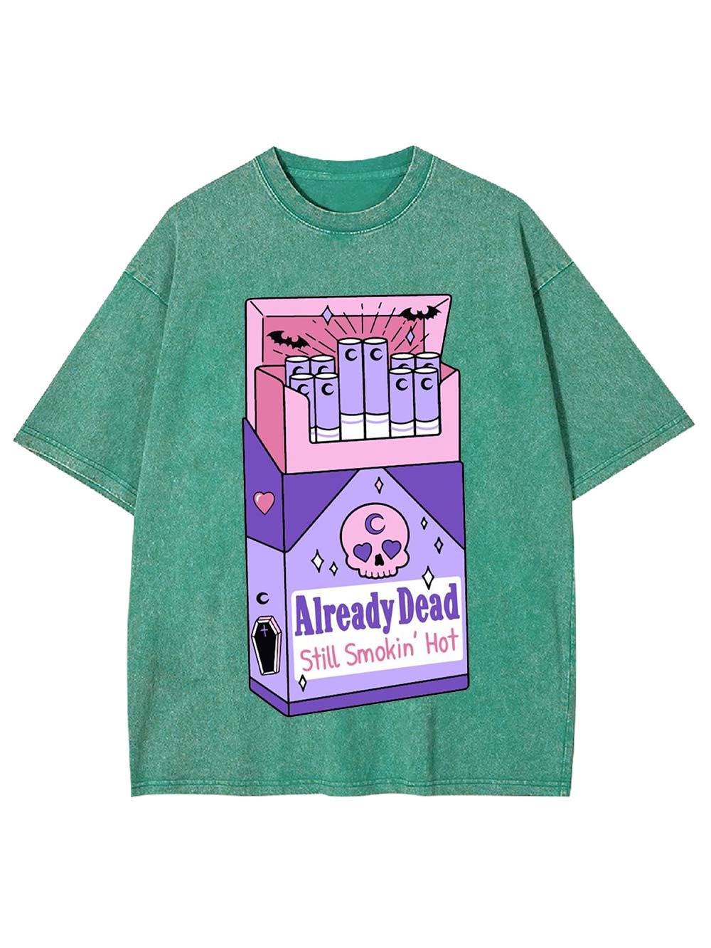 Already Dead, Still Smokin’ Hot Washed Tee