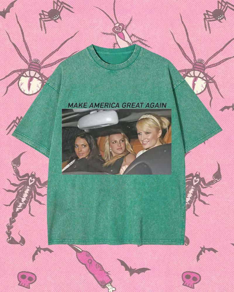 MAKE AMERICA GREAT AGAIN Y2K WASHED TEE