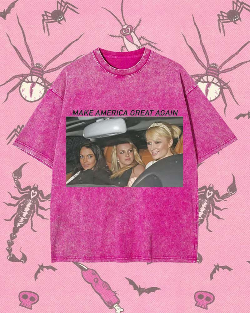 MAKE AMERICA GREAT AGAIN Y2K WASHED TEE